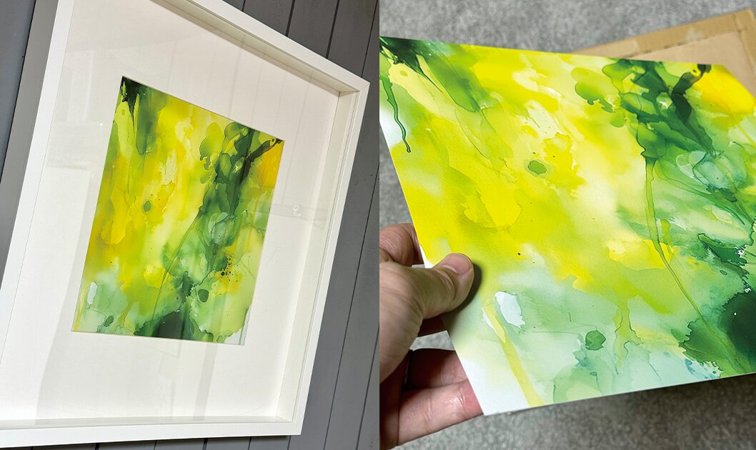 夢中】絵画 アート 1:1 絵 フチ無し 写真プリント Midjourney 絵画