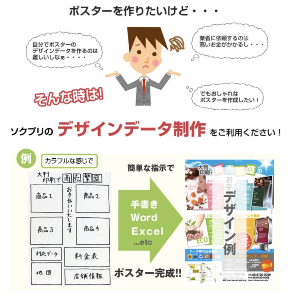 ソクプリのデザインデータ制作